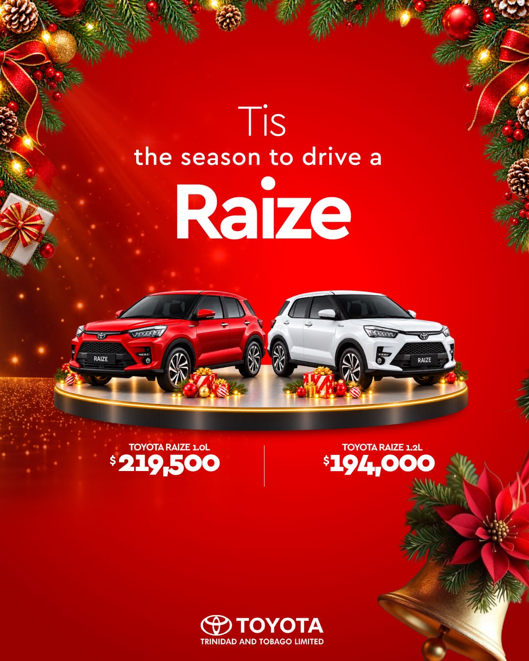 Toyota Christmas 2026 - Card3 - Tis the season to drive a Raize